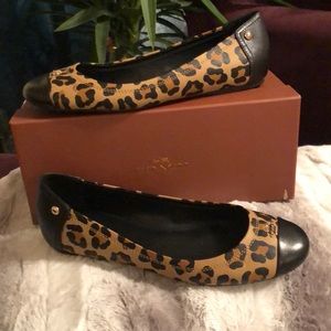 Coach Chelsea leather flat.